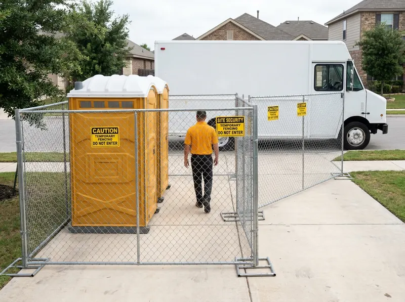 Site Security Temporary Fencing in San Antonio, TX